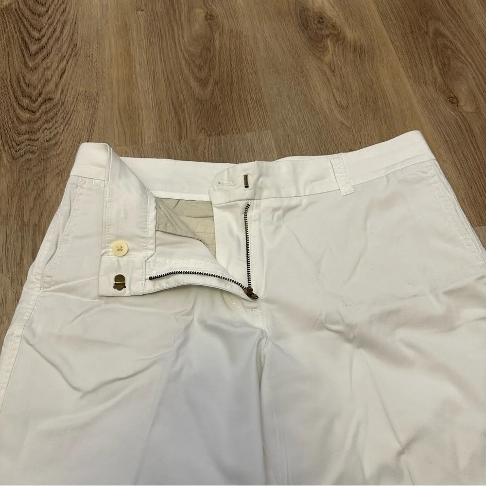 J. Crew White Women's Cotton Shorts - Picture 3 of 5
